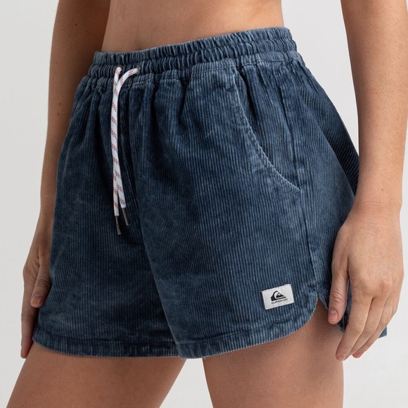Quiksilver Blue Athletic Shorts Relaxed Fit - Picture 1 of 6